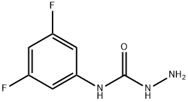 N-(3,5-DIFLUOROPHENYL)HYDRAZINECARBOXAMIDE Structure