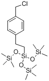 chloromethylphenethyltris(trimethylsiloxy)silane,mixed m-,p- ,a-,b-isomers Structure