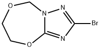2-bromo-7,8-dihydro[1,2,4]triazolo[5,1-b][1,5,3]dioxazepine 化学構造式