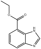 1H-Benzimidazole-4-carboxylicacid,ethylester(9CI) Struktur