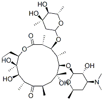 红霉素C, 1675-02-1, 结构式