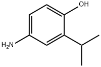 Phenol, 4-amino-2-(1-methylethyl)- (9CI) Structure