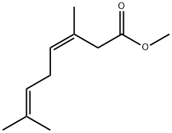(Z)-3,7-Dimethyl-3,6-octadienoic acid methyl ester Structure