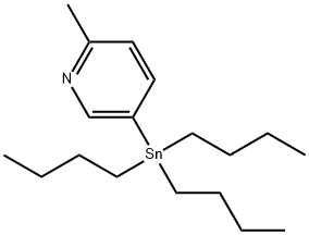 2-甲基-3-三丁基锡基吡啶, 167556-64-1, 结构式