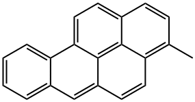 3-メチルベンゾ[a]ピレン 化学構造式