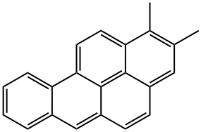 1,2-Dimethylbenzo[a]pyrene,16757-85-0,结构式