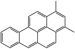 1,3-Dimethylbenzo[a]pyrene 结构式