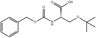 N-苄氧羰基-O-叔丁基-L-丝氨酸,1676-75-1,结构式