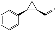 Cyclopropanecarboxaldehyde, 2-phenyl-, (1R,2S)- (9CI) Structure