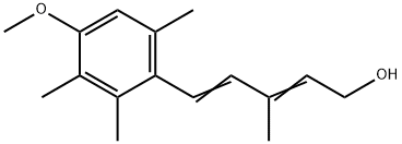 5-(4-Methoxy-2,3,6-trimethylphenyl)-3-methyl-2,4-pentadien-1-ol Struktur