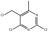 2,4-DICHLORO-5-(CHLOROMETHYL)-6-METHYLPYRIMIDINE Struktur