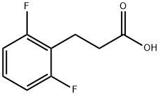 3-(2,6-二氟苯基)丙酸, 167683-63-8, 结构式