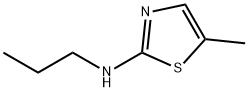 2-Thiazolamine,  5-methyl-N-propyl- Structure