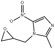 1-(2,3-环氧基丙基)-2-甲基-5-硝基咪唑,16773-52-7,结构式