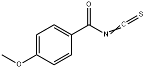 4-甲氧基苯甲酰异硫氰酸酯 结构式