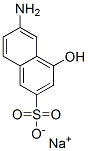 6-アミノ-4-ヒドロキシ-2-ナフタレンスルホン酸ナトリウム 化学構造式