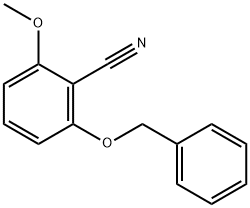 2-(BENZYLOXY)-6-METHOXYBENZONITRILE Structure