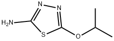 1,3,4-Thiadiazol-2-amine,  5-(1-methylethoxy)- Struktur