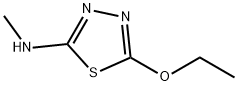 1,3,4-Thiadiazole,  2-ethoxy-5-(methylamino)-  (8CI) 化学構造式