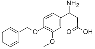 167887-37-8 3-氨基-3-(4-苄氧基-3-甲氧基苯基)-丙酸