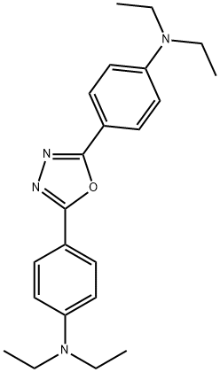 2,5-双(二乙基氨基)苯基-1,3,4-二唑, 1679-98-7, 结构式