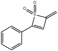 2-Methylene-4-phenyl-2H-thiete 1,1-dioxide Structure