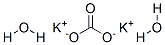 POTASSIUM CARBONATE DIHYDRATE Structure