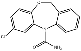 7-Chlorodibenz[b,e][1,4]oxazepine-5(11H)-carboxamide Struktur