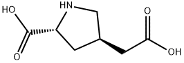 3-Pyrrolidineaceticacid,5-carboxy-,(3R-trans)-(9CI) Structure