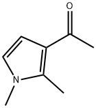 Ethanone, 1-(1,2-dimethyl-1H-pyrrol-3-yl)- (9CI) Structure