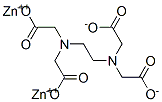 Ethylenediaminetetraacetic acid, zinc salt 化学構造式