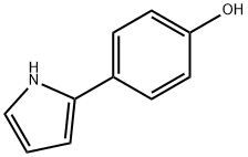 2-(4-HYDROXYPHENYL)-PYRROLE 化学構造式