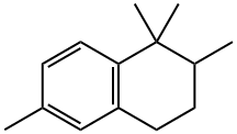 1,2,3,4-Tetrahydro-1,1,2,6-tetramethylnaphthalene 结构式