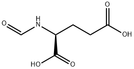 N-formyl-L-glutamic acid Struktur