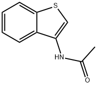 3-(Acetylamino)benzo[b]thiophene Struktur