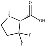 Proline, 3,3-difluoro- (9CI) Structure