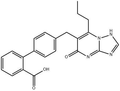 168152-97-4 4'-((1,5-Dihydro-5-oxo-7-propyl-1,2,4-triazolo(1,5-a)pyrimidin-6-yl)methyl)-2'-carboxybiphenyl