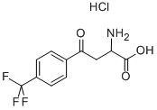 DL-2-AMINO-4-(4-TRIFLUOROMETHYLPHENYL)-4-OXOBUTANOIC ACID HCL Struktur