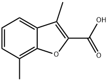 3,7-DIMETHYL-BENZOFURAN-2-CARBOXYLIC ACID Struktur