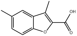 3,5-DIMETHYL-1-BENZOFURAN-2-CARBOXYLIC ACID Struktur