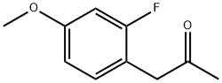 2-FLUORO-4-METHOXYPHENYLACETONE 化学構造式