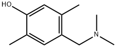 2,5-Dimethyl-4-dimethylaminomethylphenol Structure