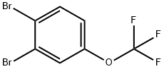 4-ブロモ-2-フルオロ-1-(トリフルオロメトキシ)ベンゼン 臭化物 化学構造式