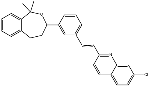 1,1-dimethyl-2-benzoxepin-3-yl)phenyl]ethenyl]- Struktur