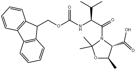FMOC-バリン-トレオニン(Ψメチル,メチルプロ)-OH 化学構造式
