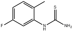 5-FLUORO-2-METHYLPHENYLTHIOUREA 化学構造式