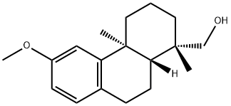 12-Methoxypodocarpa-8,11,13-trien-19-ol Structure
