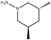 1-Piperidinamine,3,5-dimethyl-,trans-(9CI),168272-96-6,结构式
