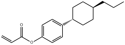 trans-4-(4'-propylcyclohexyl)phenyl acrylate 化学構造式