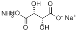 ammonium sodium tartrate Structure